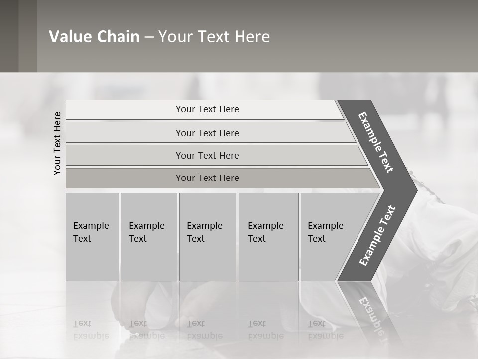 A Man Laying On The Ground With His Head In His Hands PowerPoint Template