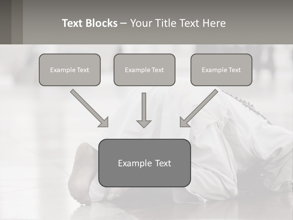 A Man Laying On The Ground With His Head In His Hands PowerPoint Template