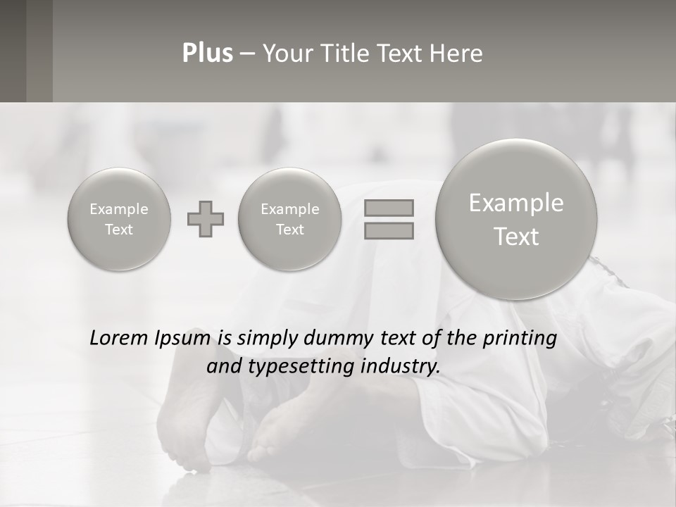 A Man Laying On The Ground With His Head In His Hands PowerPoint Template