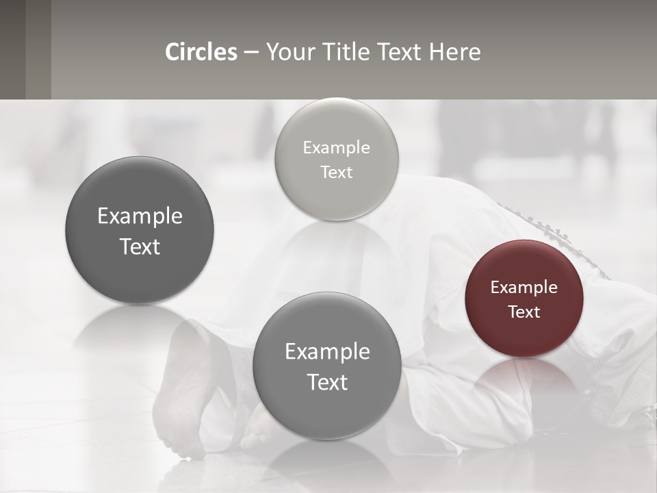 A Man Laying On The Ground With His Head In His Hands PowerPoint Template