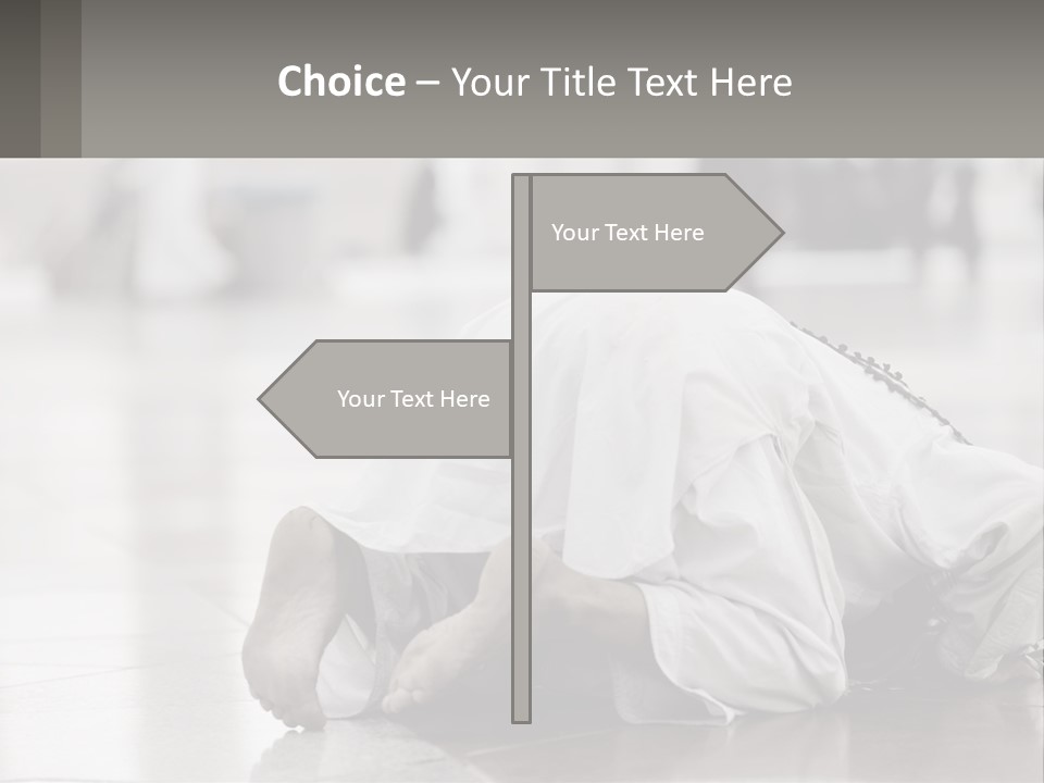 A Man Laying On The Ground With His Head In His Hands PowerPoint Template