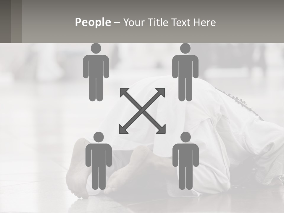 A Man Laying On The Ground With His Head In His Hands PowerPoint Template