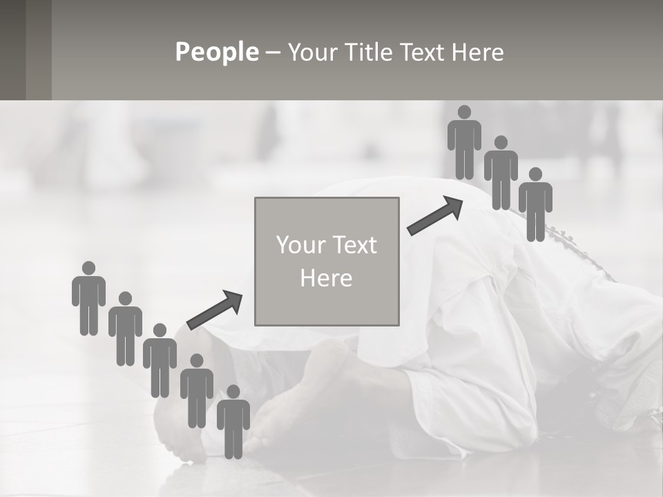 A Man Laying On The Ground With His Head In His Hands PowerPoint Template