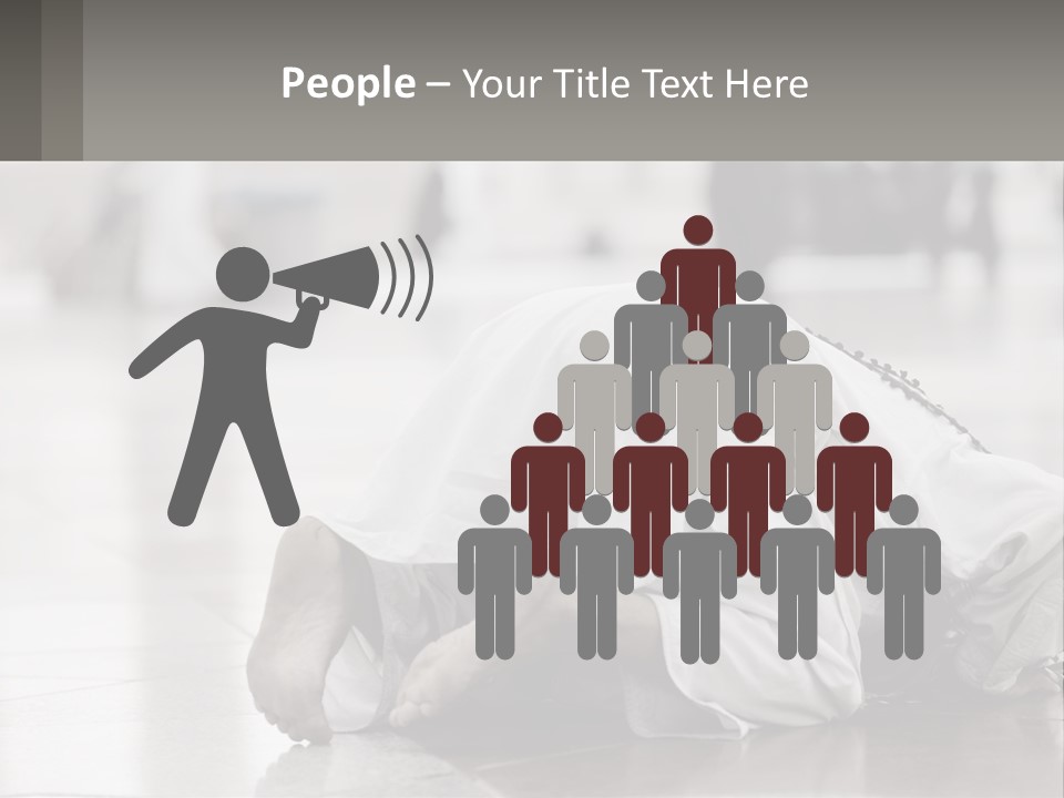 A Man Laying On The Ground With His Head In His Hands PowerPoint Template