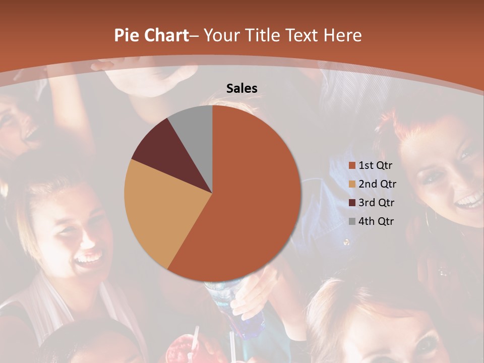 A Group Of People Are Posing For A Picture PowerPoint Template