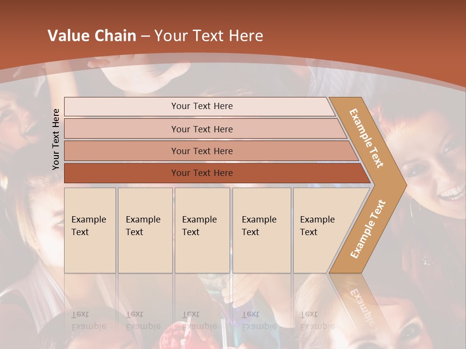 A Group Of People Are Posing For A Picture PowerPoint Template