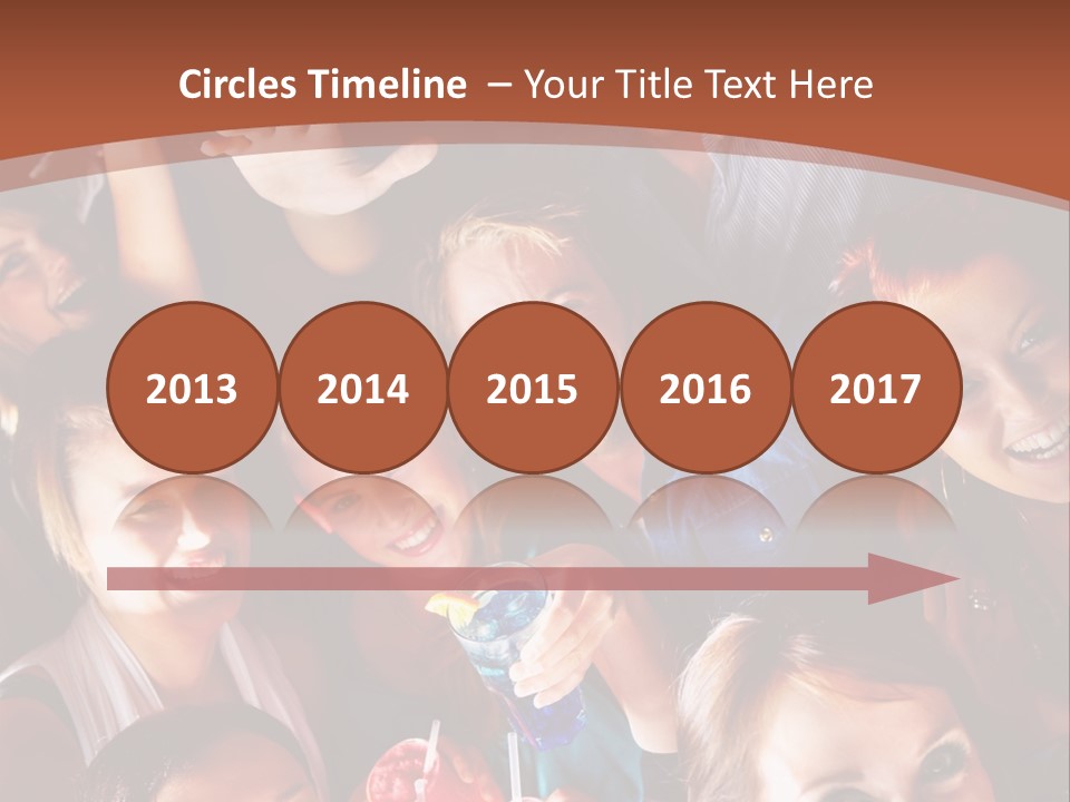 A Group Of People Are Posing For A Picture PowerPoint Template