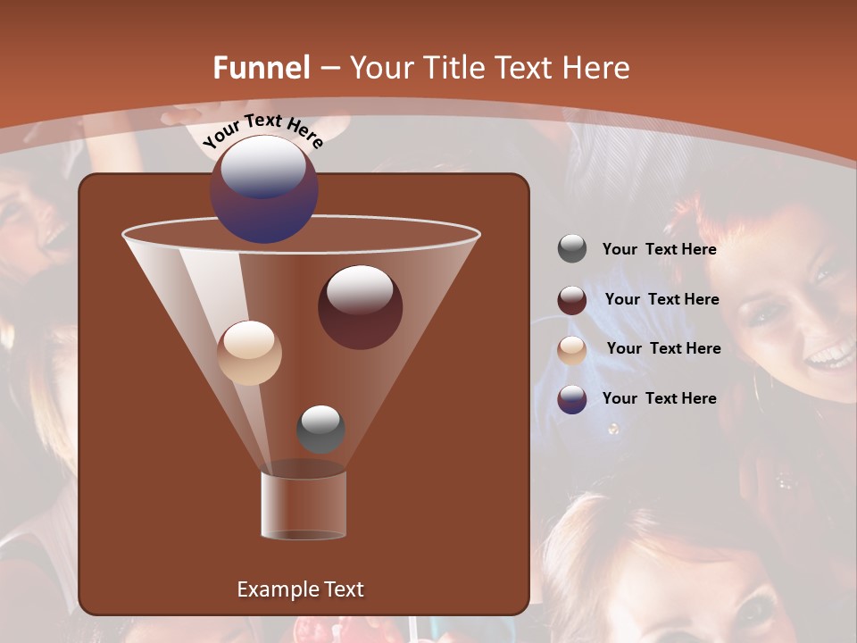 A Group Of People Are Posing For A Picture PowerPoint Template