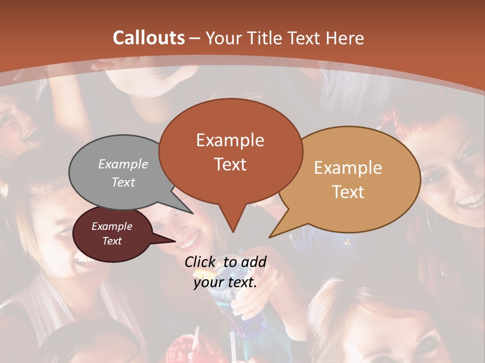 A Group Of People Are Posing For A Picture PowerPoint Template