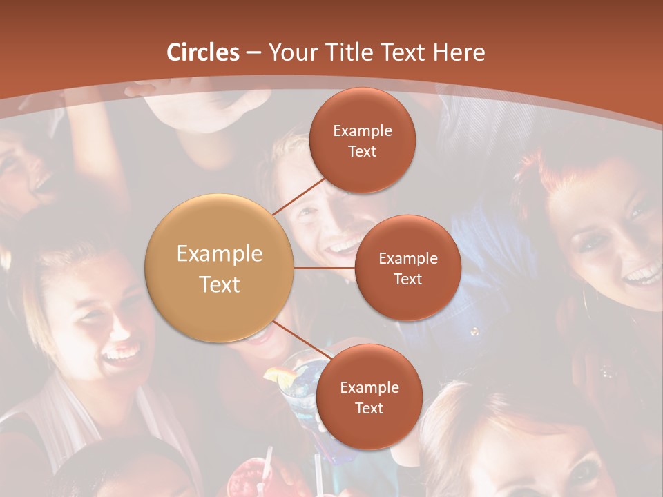 A Group Of People Are Posing For A Picture PowerPoint Template