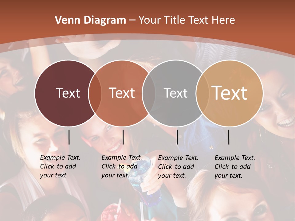 A Group Of People Are Posing For A Picture PowerPoint Template