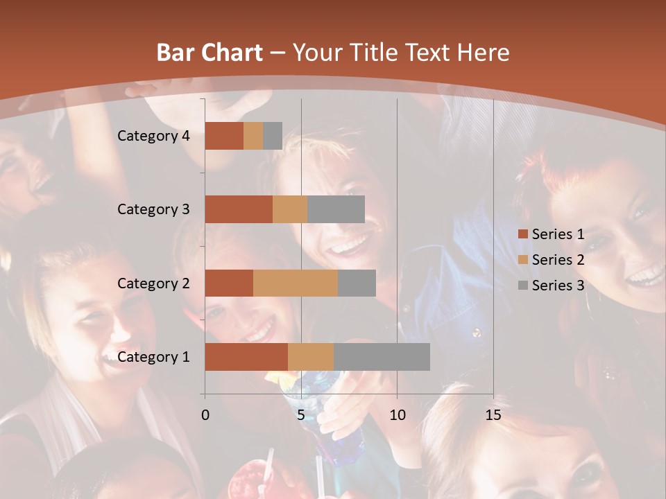 A Group Of People Are Posing For A Picture PowerPoint Template