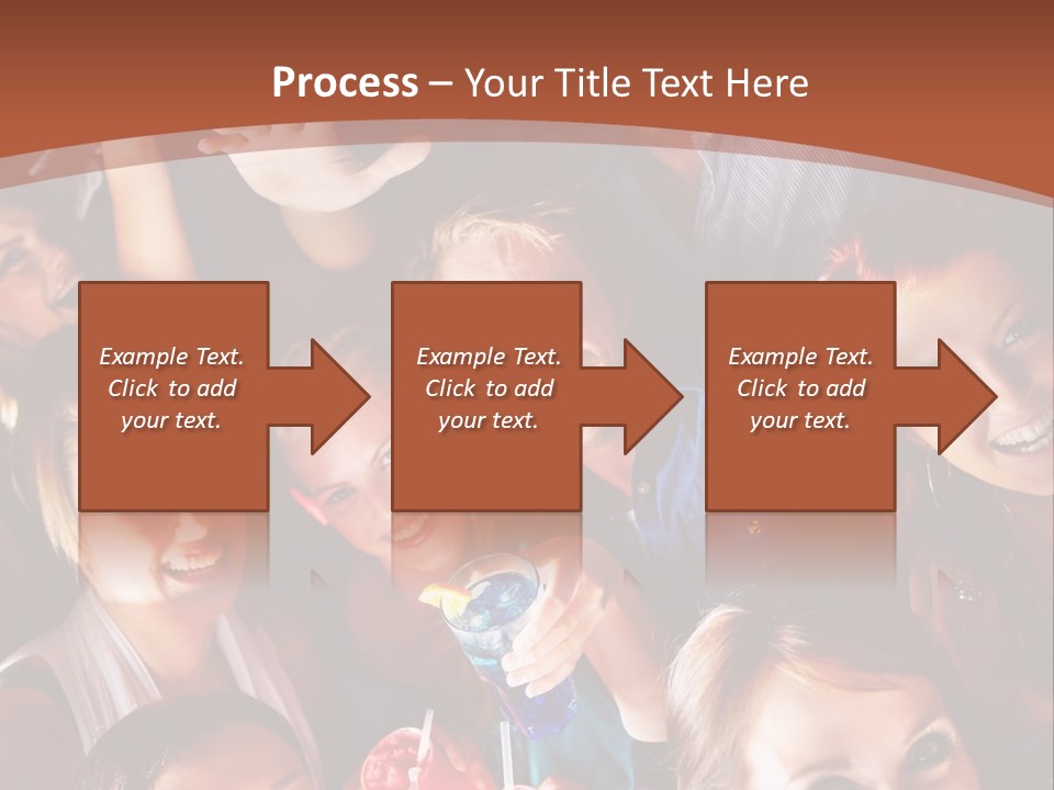 A Group Of People Are Posing For A Picture PowerPoint Template