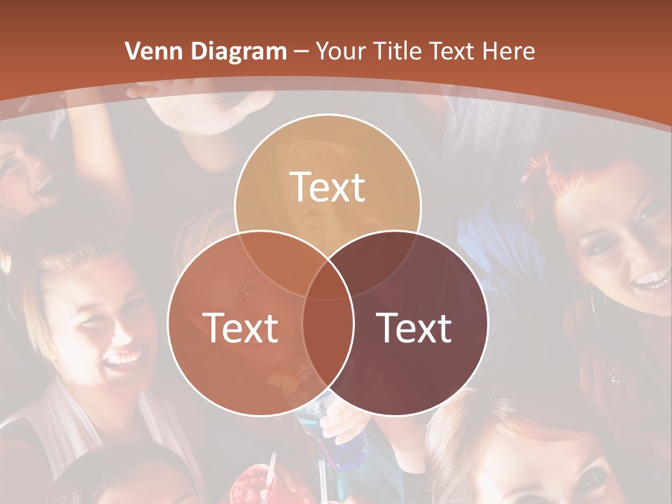 A Group Of People Are Posing For A Picture PowerPoint Template