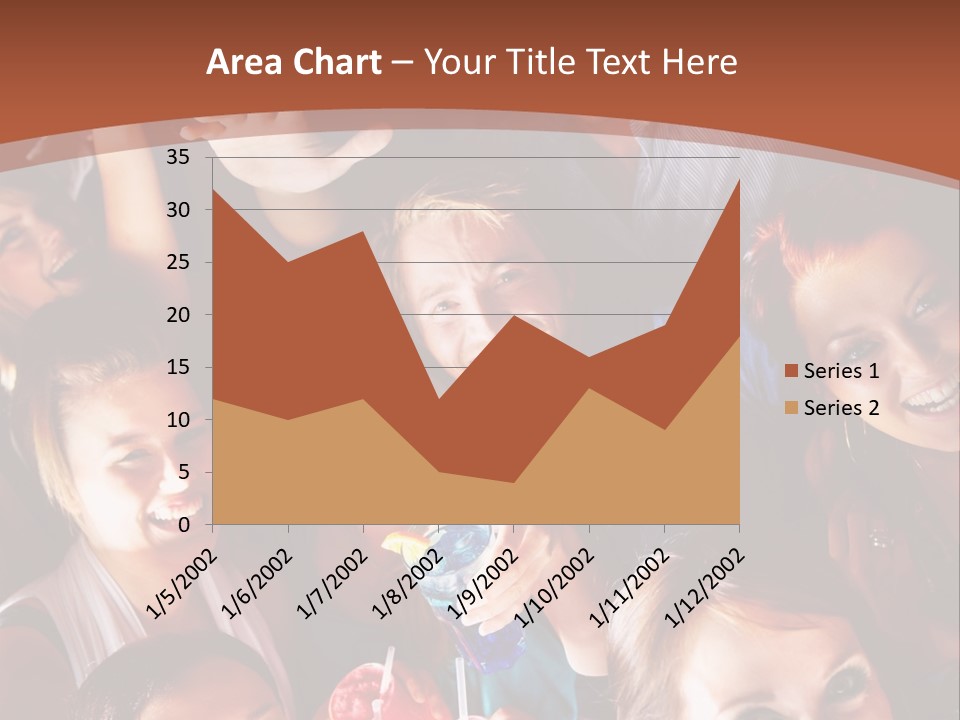 A Group Of People Are Posing For A Picture PowerPoint Template