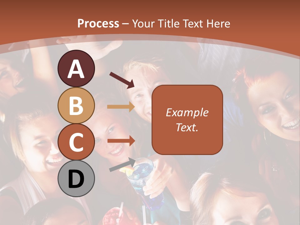 A Group Of People Are Posing For A Picture PowerPoint Template