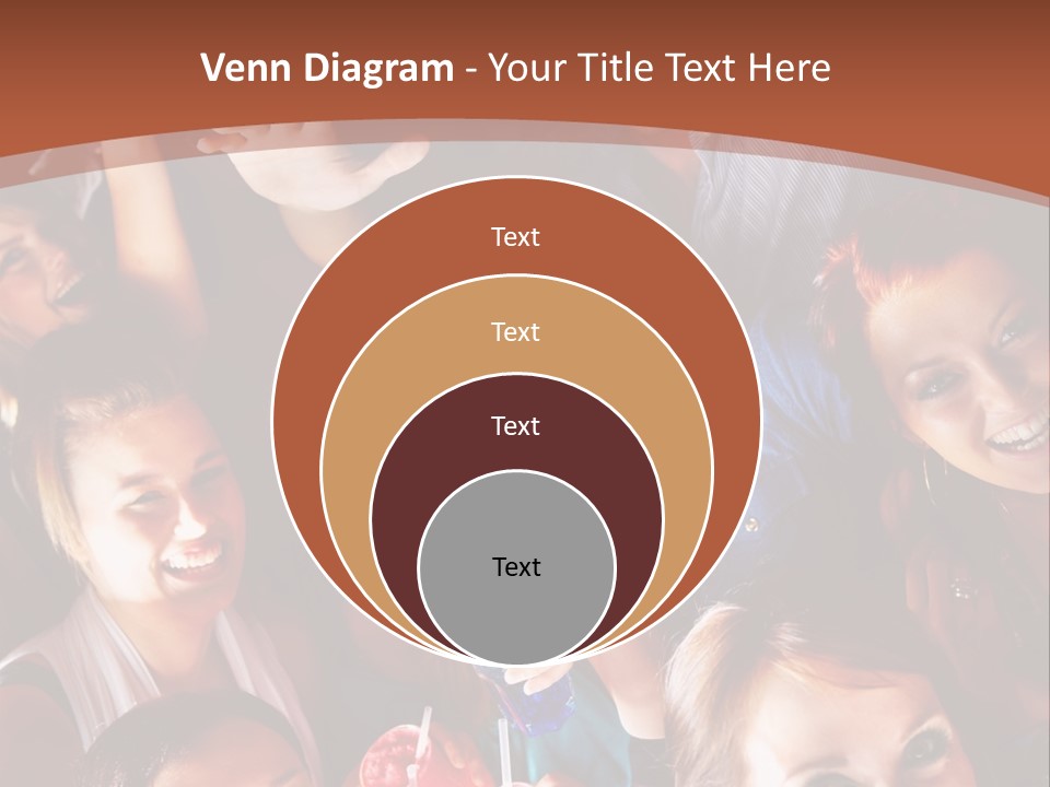 A Group Of People Are Posing For A Picture PowerPoint Template