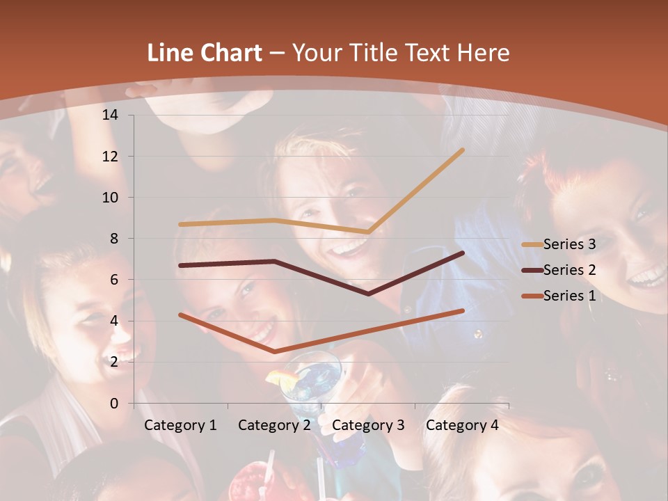 A Group Of People Are Posing For A Picture PowerPoint Template