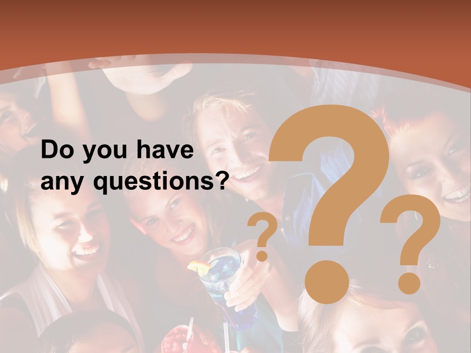 A Group Of People Are Posing For A Picture PowerPoint Template