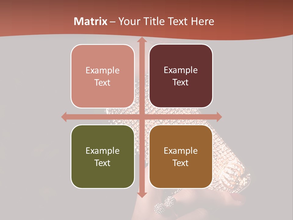 A Woman Holding A Cell Phone In Her Hand PowerPoint Template