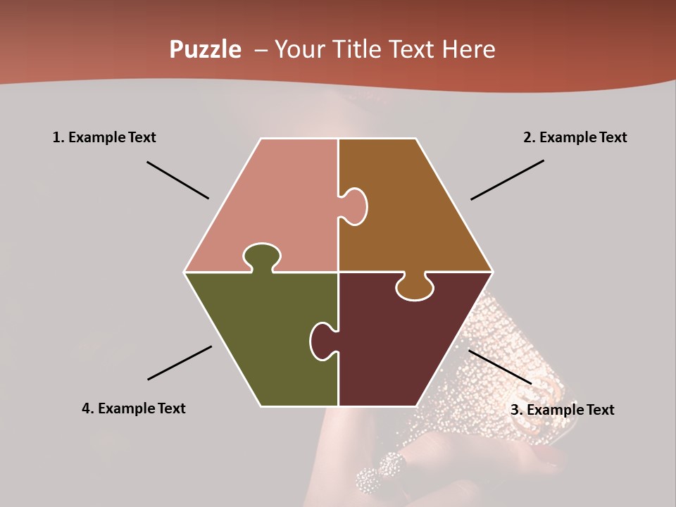 A Woman Holding A Cell Phone In Her Hand PowerPoint Template