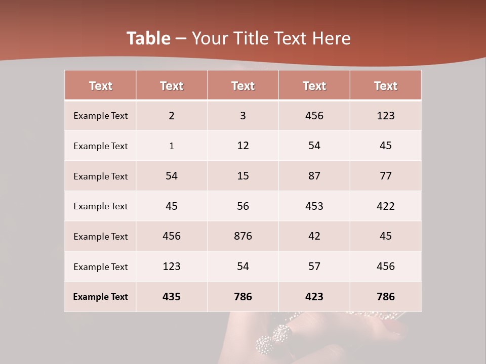 A Woman Holding A Cell Phone In Her Hand PowerPoint Template