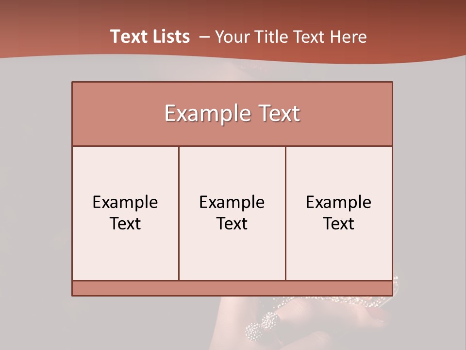 A Woman Holding A Cell Phone In Her Hand PowerPoint Template