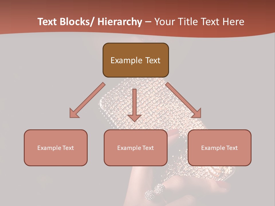 A Woman Holding A Cell Phone In Her Hand PowerPoint Template