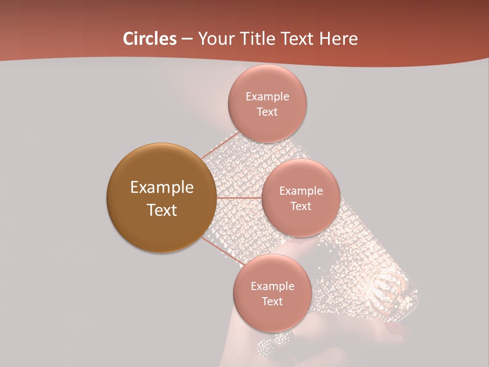 A Woman Holding A Cell Phone In Her Hand PowerPoint Template