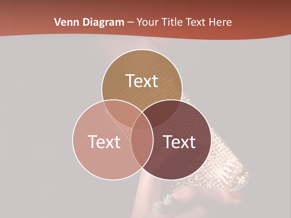 A Woman Holding A Cell Phone In Her Hand PowerPoint Template