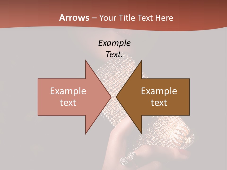 A Woman Holding A Cell Phone In Her Hand PowerPoint Template