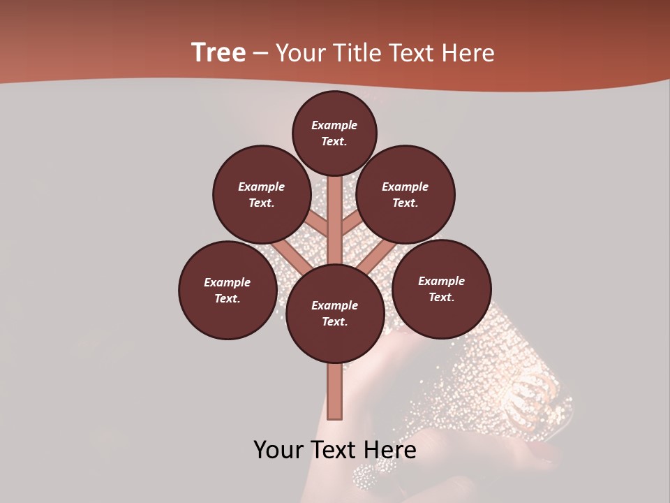 A Woman Holding A Cell Phone In Her Hand PowerPoint Template