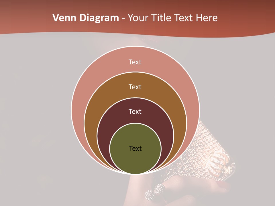 A Woman Holding A Cell Phone In Her Hand PowerPoint Template