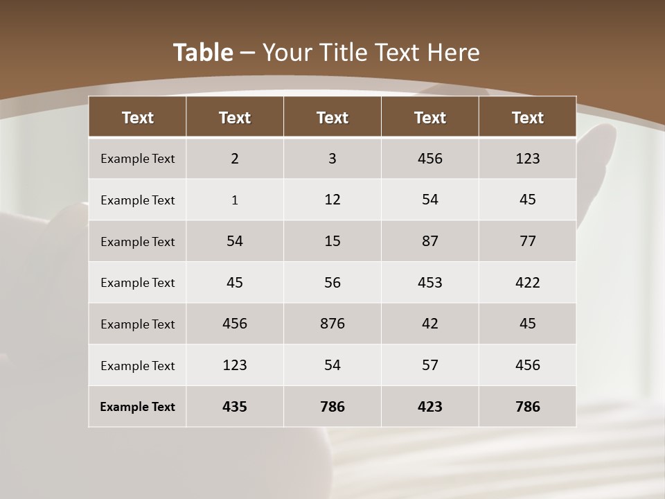 A Woman Sitting On A Bed With Her Hands In The Air PowerPoint Template