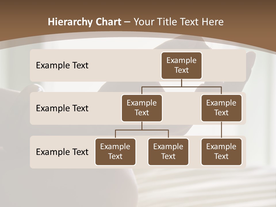 A Woman Sitting On A Bed With Her Hands In The Air PowerPoint Template