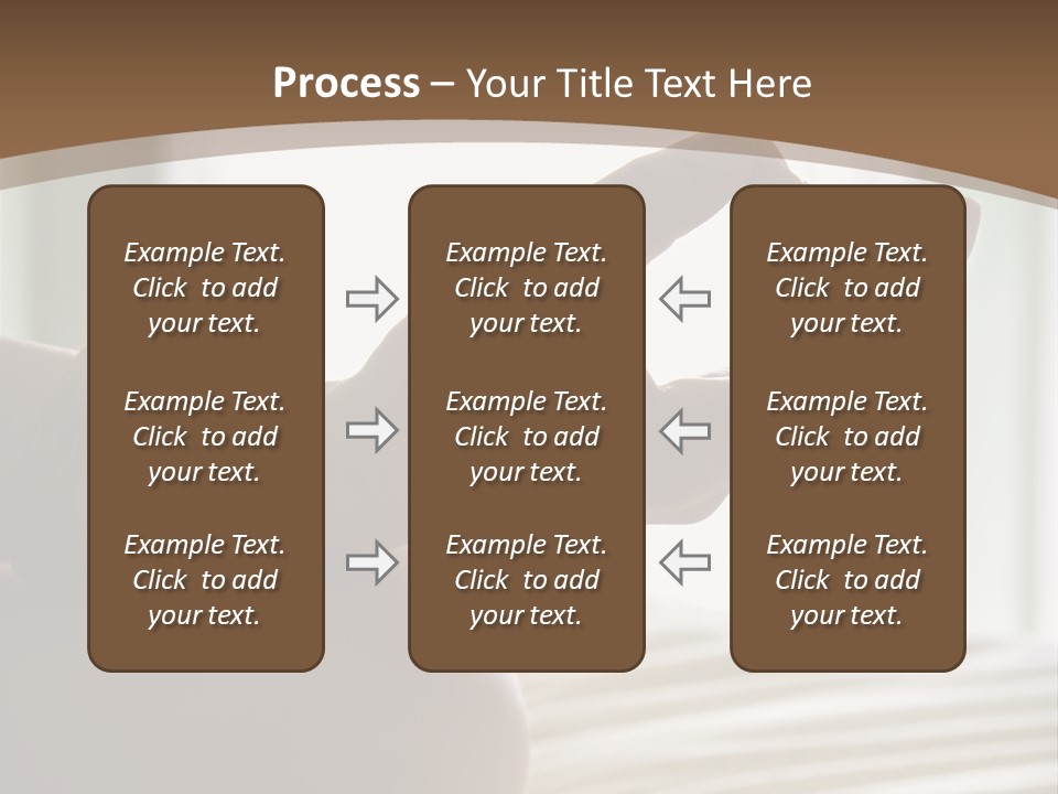 A Woman Sitting On A Bed With Her Hands In The Air PowerPoint Template