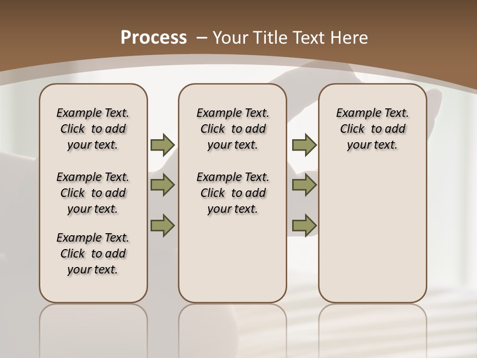 A Woman Sitting On A Bed With Her Hands In The Air PowerPoint Template
