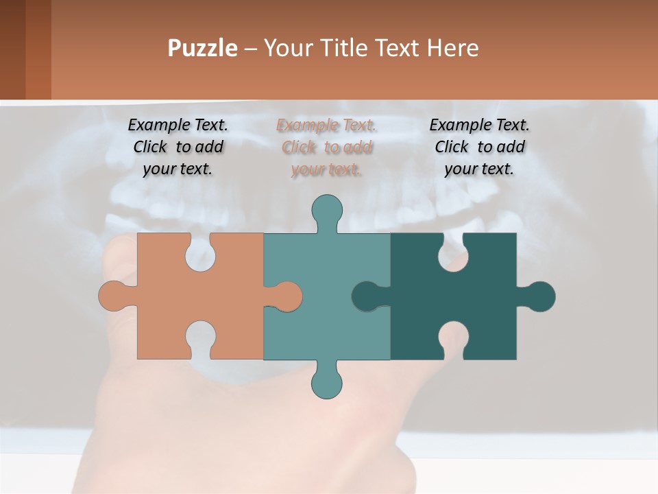 A Person Holding Their Hand Up In Front Of A X - Ray PowerPoint Template