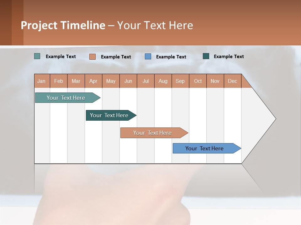 A Person Holding Their Hand Up In Front Of A X - Ray PowerPoint Template