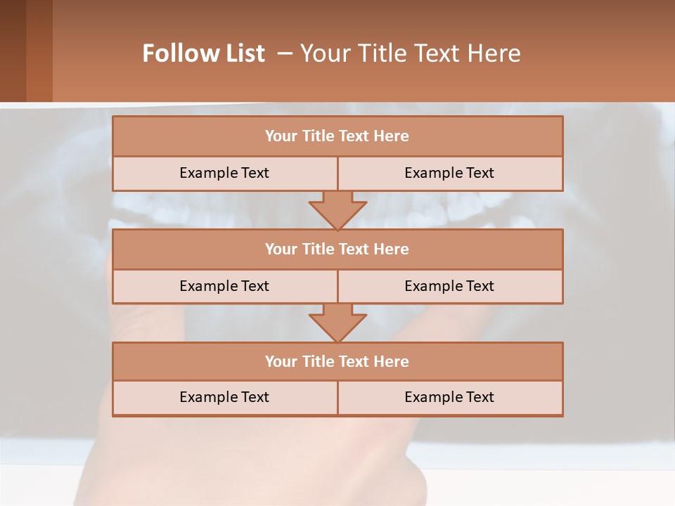 A Person Holding Their Hand Up In Front Of A X - Ray PowerPoint Template