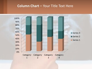 A Person Holding Their Hand Up In Front Of A X - Ray PowerPoint Template