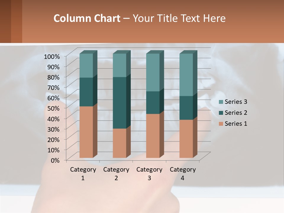 A Person Holding Their Hand Up In Front Of A X - Ray PowerPoint Template