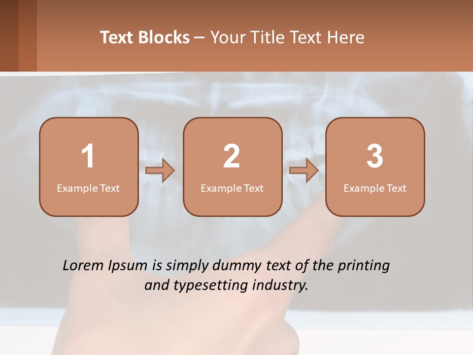 A Person Holding Their Hand Up In Front Of A X - Ray PowerPoint Template