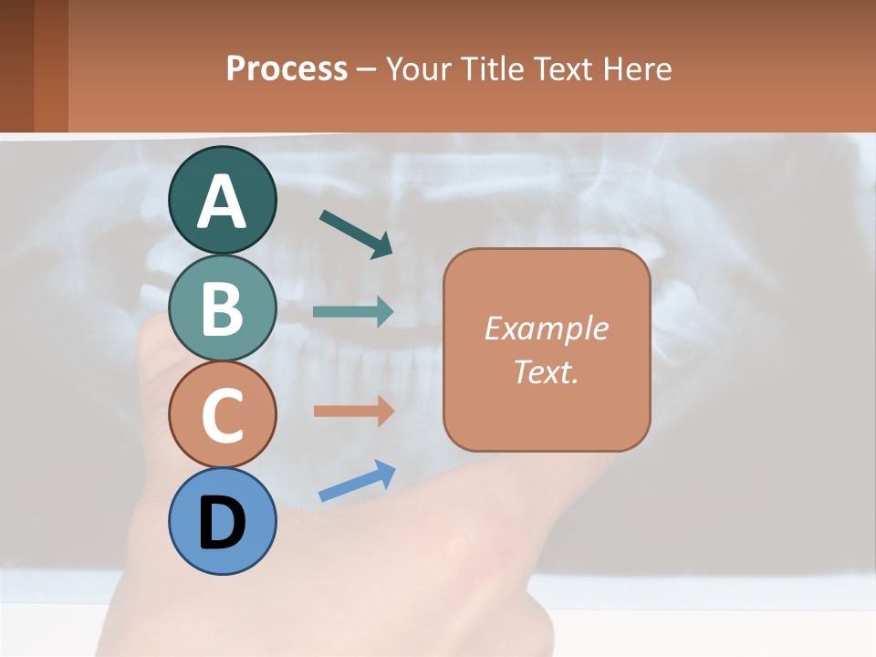 A Person Holding Their Hand Up In Front Of A X - Ray PowerPoint Template