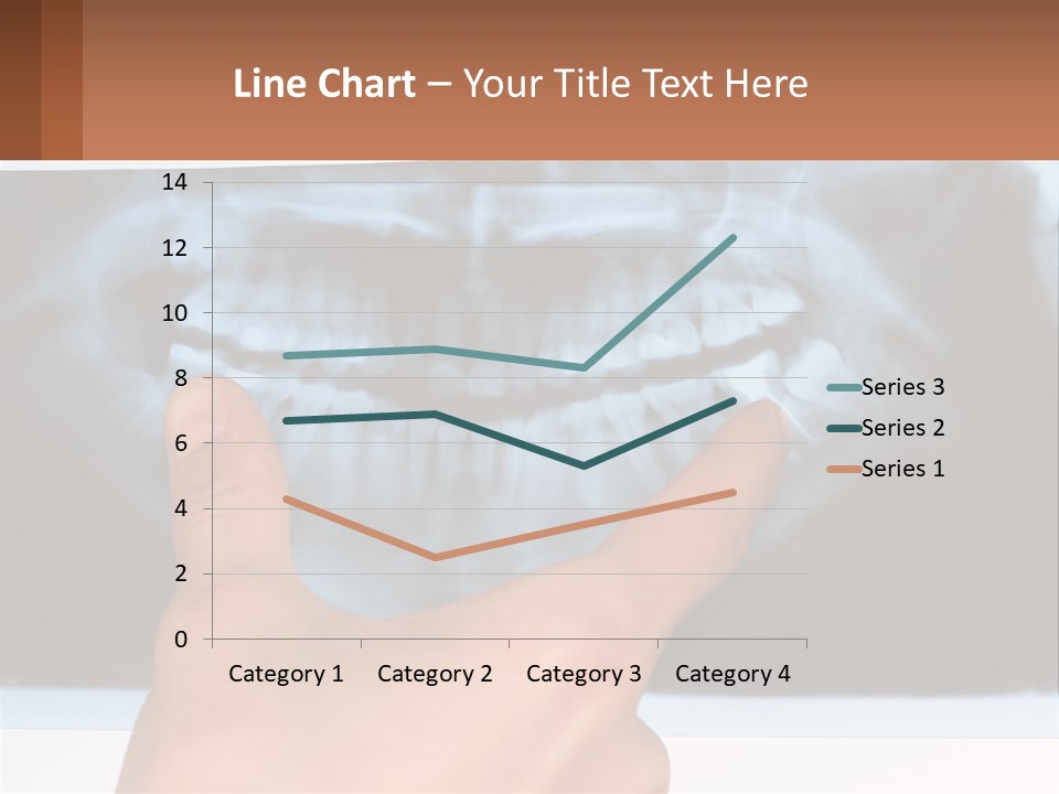 A Person Holding Their Hand Up In Front Of A X - Ray PowerPoint Template