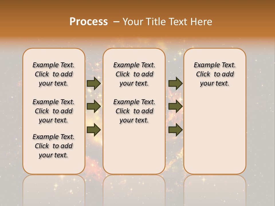 A Large Cluster Of Stars In The Night Sky PowerPoint Template
