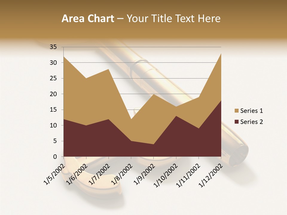 A Golden Key On Top Of A White Surface PowerPoint Template