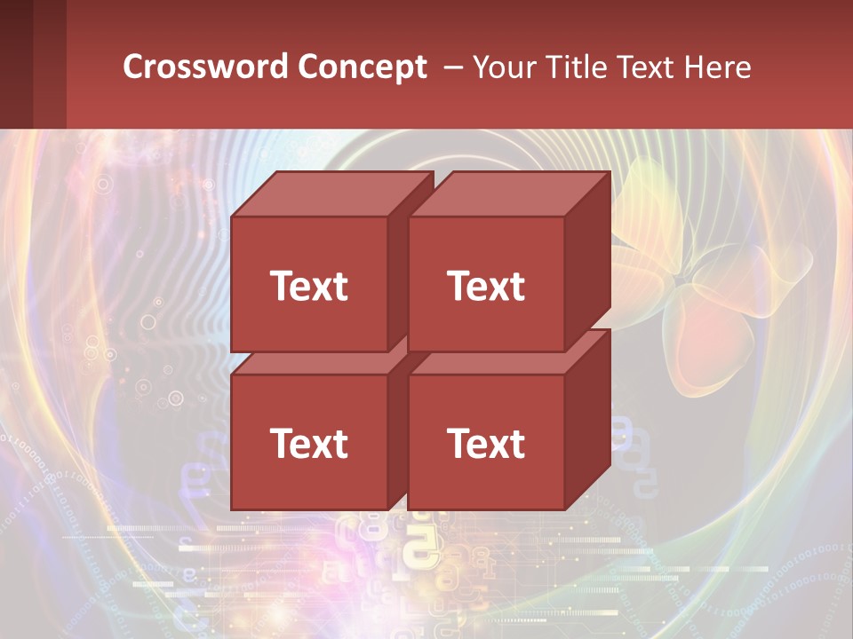 A Person's Head With A Butterfly In The Middle Of It PowerPoint Template