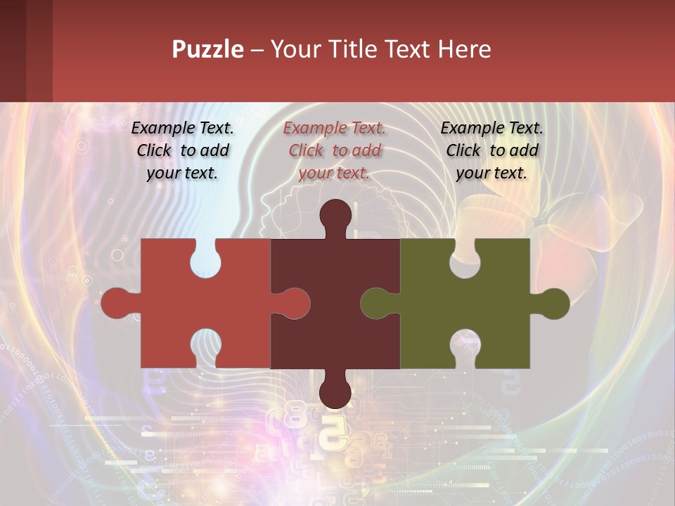 A Person's Head With A Butterfly In The Middle Of It PowerPoint Template