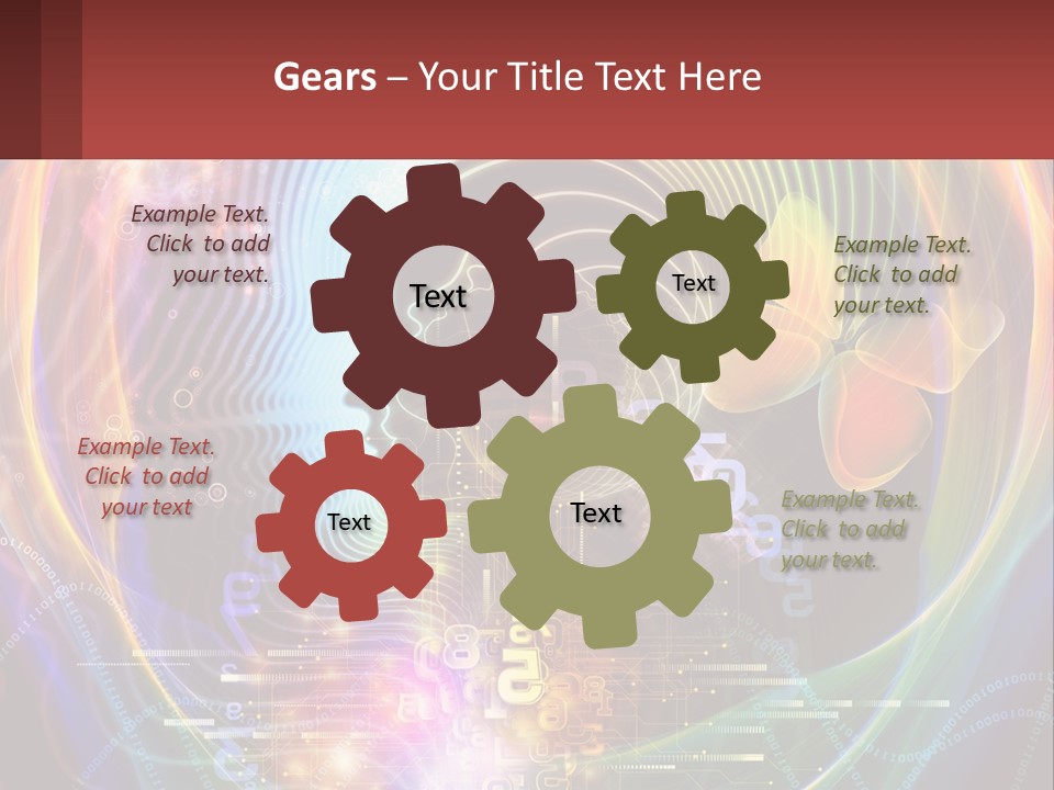 A Person's Head With A Butterfly In The Middle Of It PowerPoint Template